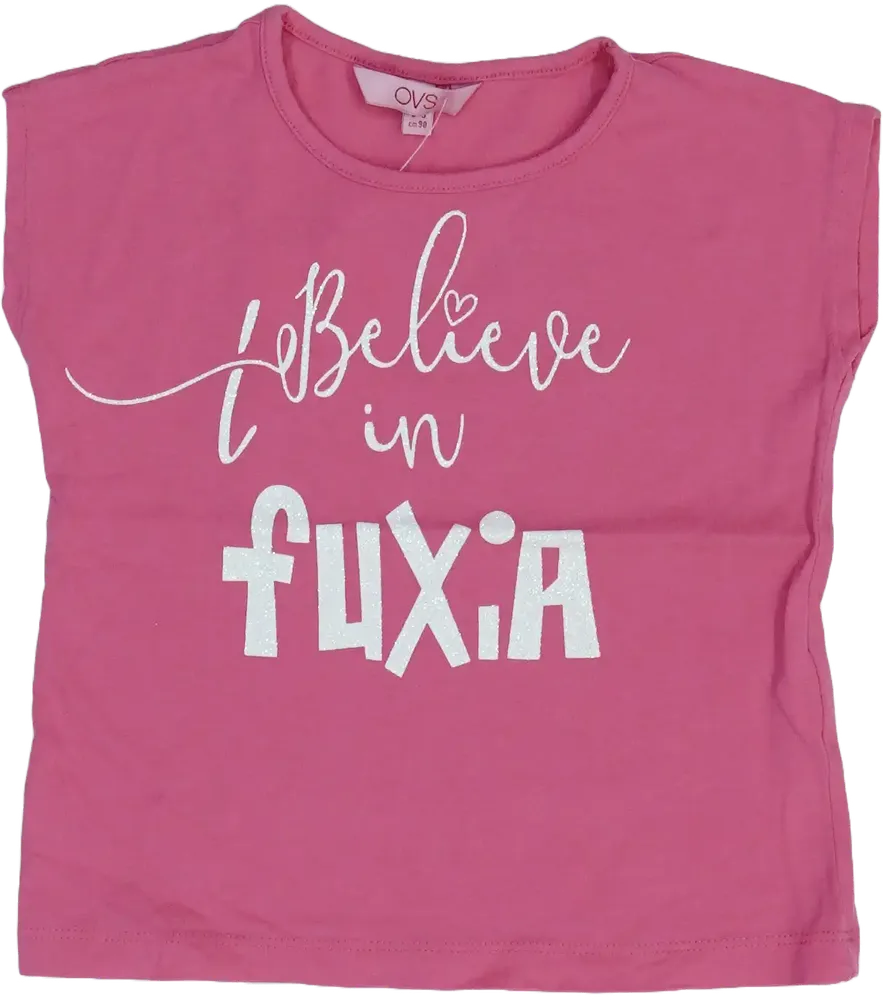 Rózsaszín OVS Póló EU 98 / UK 3 év / US 3T