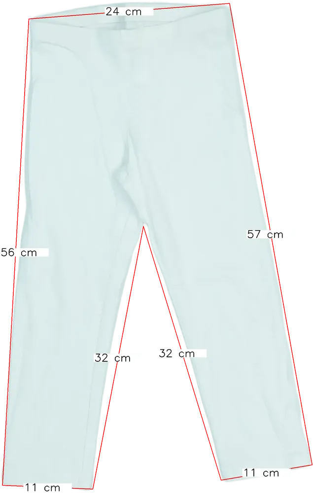 Fehér OVS Leggings EU 122 / UK 7 év / US 7 év/M