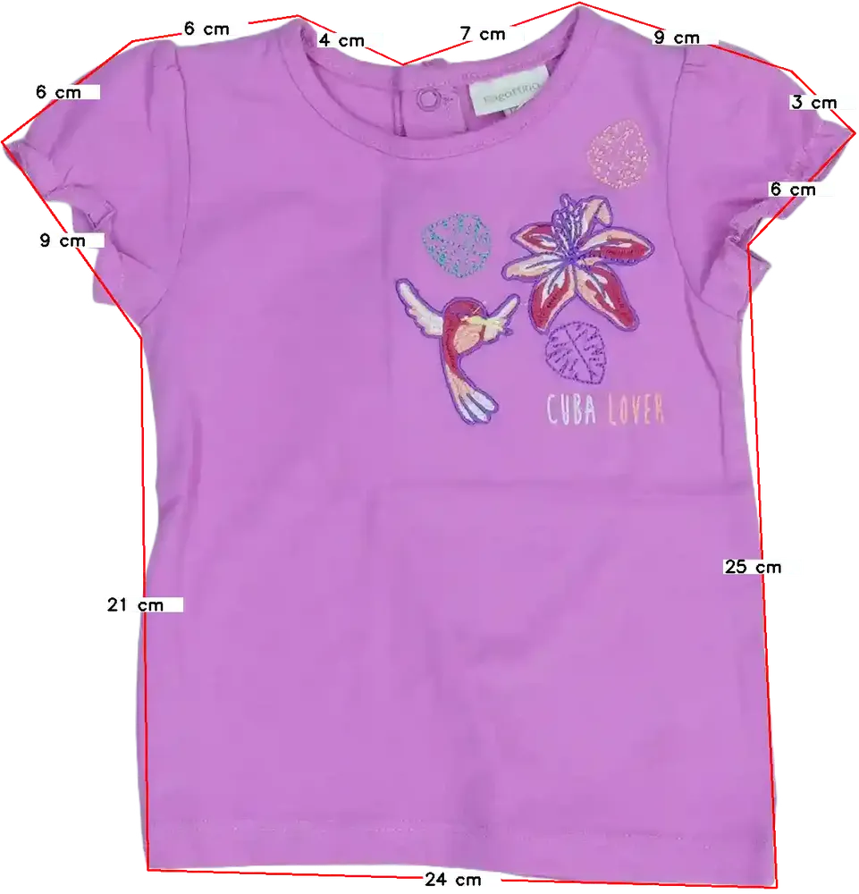 Lila OVS - Fagottino Póló EU 86 / UK 12-18 hónap / US 18 hónap