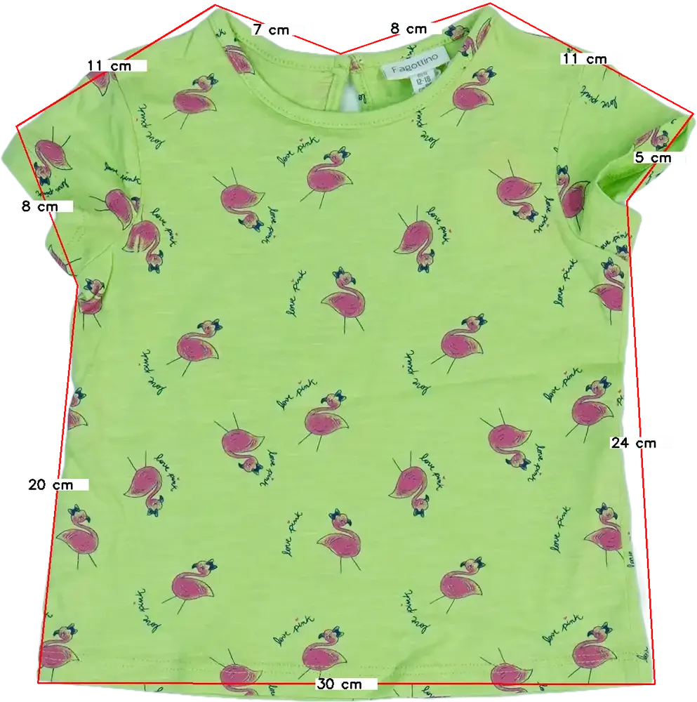 Zöld OVS - Fagottino Póló EU 80 / UK 9-12 hónap / US 12 hónap