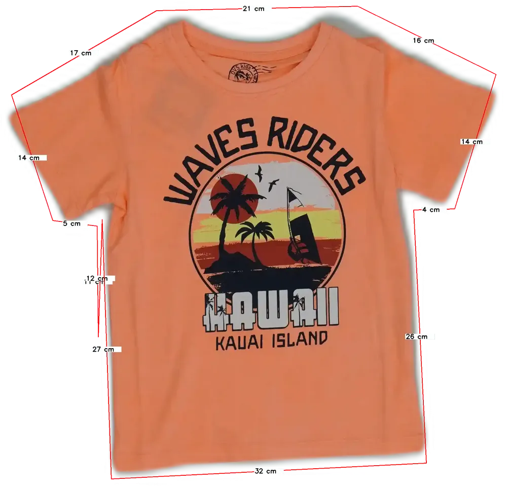 Sárga (narancs) OVS Póló EU 104 / UK 4 év / US 4T/XS