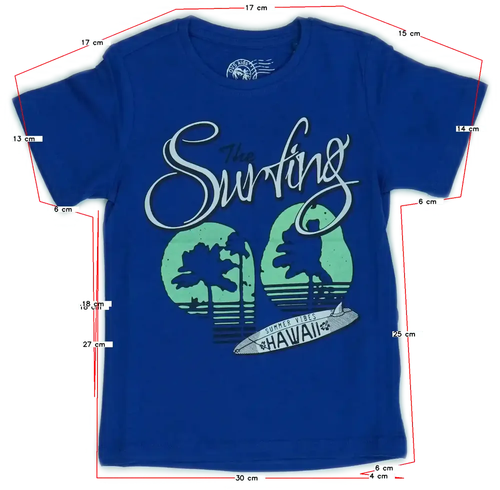 Kék OVS Póló EU 104 / UK 4 év / US 4T/XS