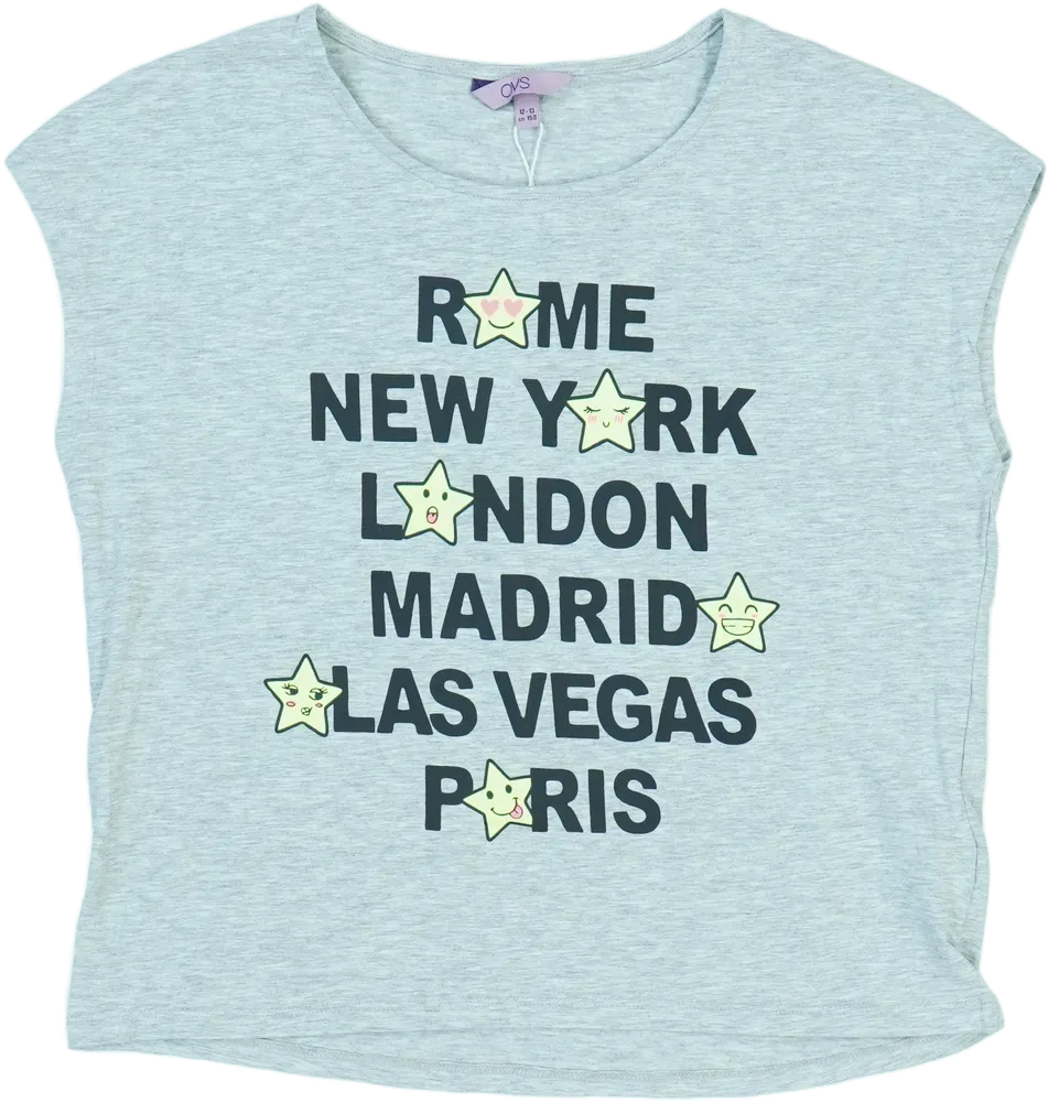 Szürke OVS Póló EU 158 / UK 13 év / US 14 év/XL