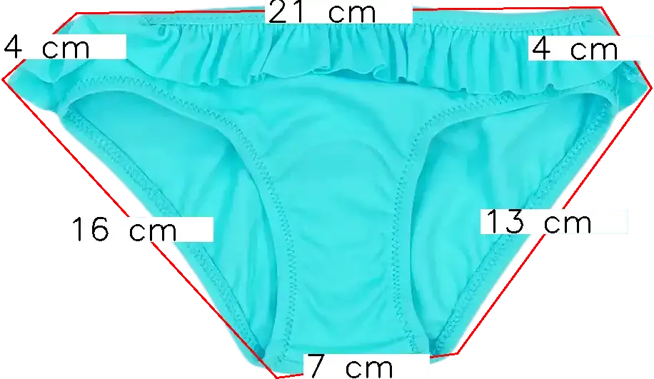 Kék OVS - Fagottino Bikini alsó EU 68 / UK 3-6 hónap / US 3-6 hónap