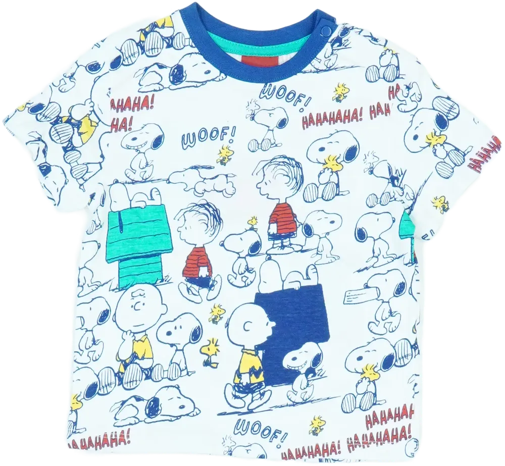 Fehér Peanuts Póló EU 86 / UK 12-18 hónap / US 18 hónap