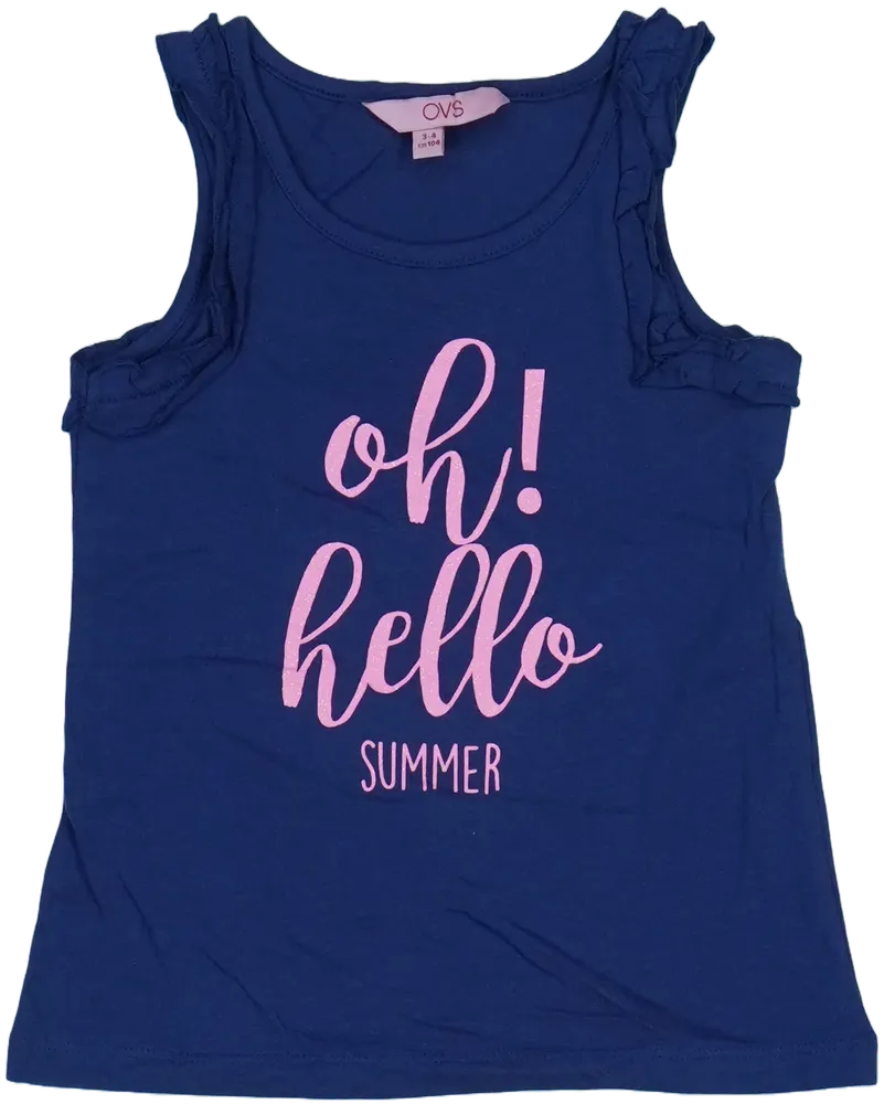 Kék OVS Póló EU 104 / UK 4 év / US 4T/XS