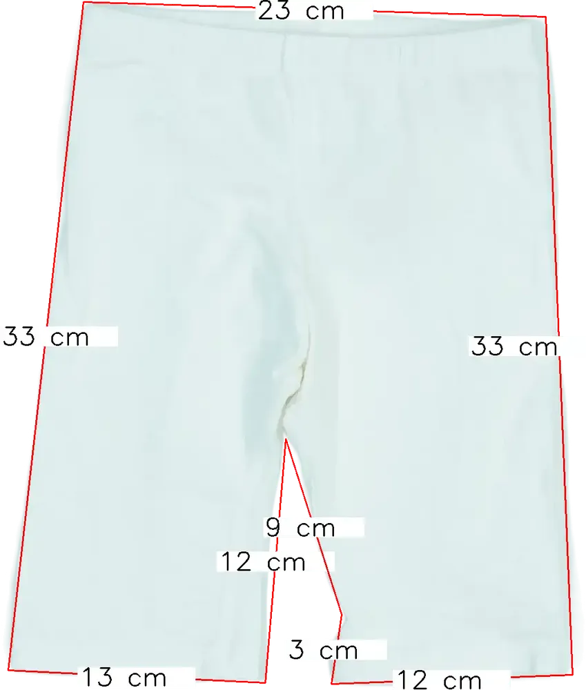 Fehér OVS Rövidnadrág EU 98 / UK 3 év / US 3T