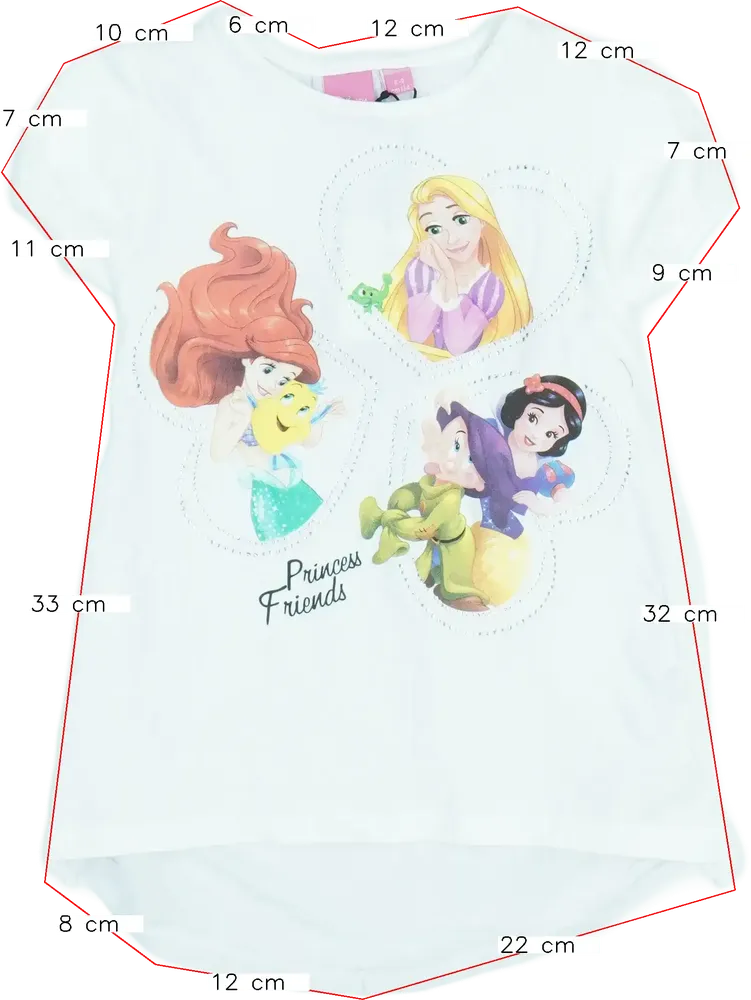 Fehér Disney Póló EU 134 / UK 9 év / US 9 év/L