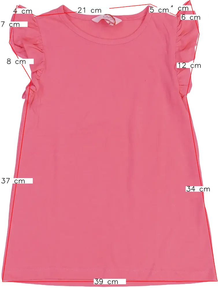 Rózsaszín OVS Póló EU 134 / UK 9 év / US 9 év/L