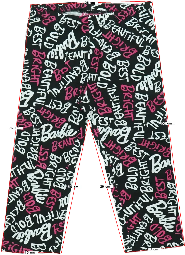 Többszínű Barbie Leggings EU 128 / UK 8 év / US 8 év/M