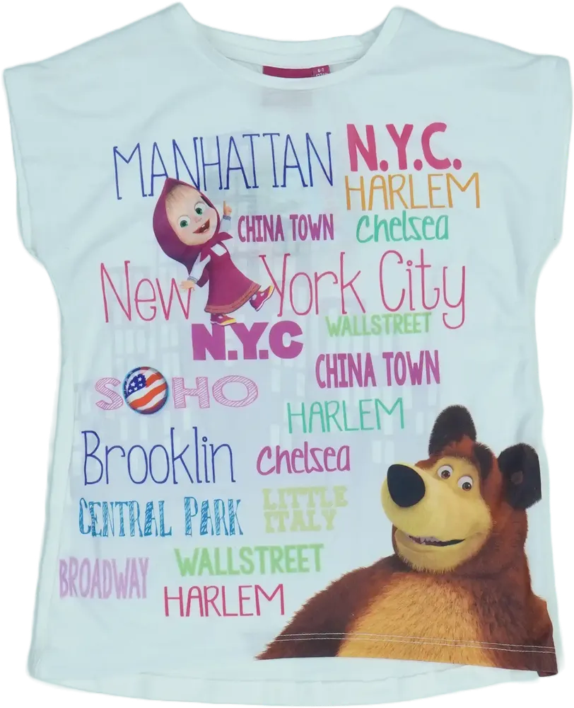 Fehér OVS Póló EU 122 / UK 7 év / US 7 év/M