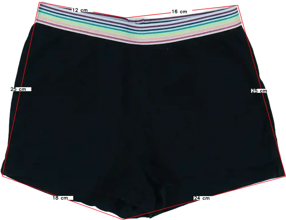 Fekete OVS Rövidnadrág EU 146 / UK 11 év / US 12 év/L