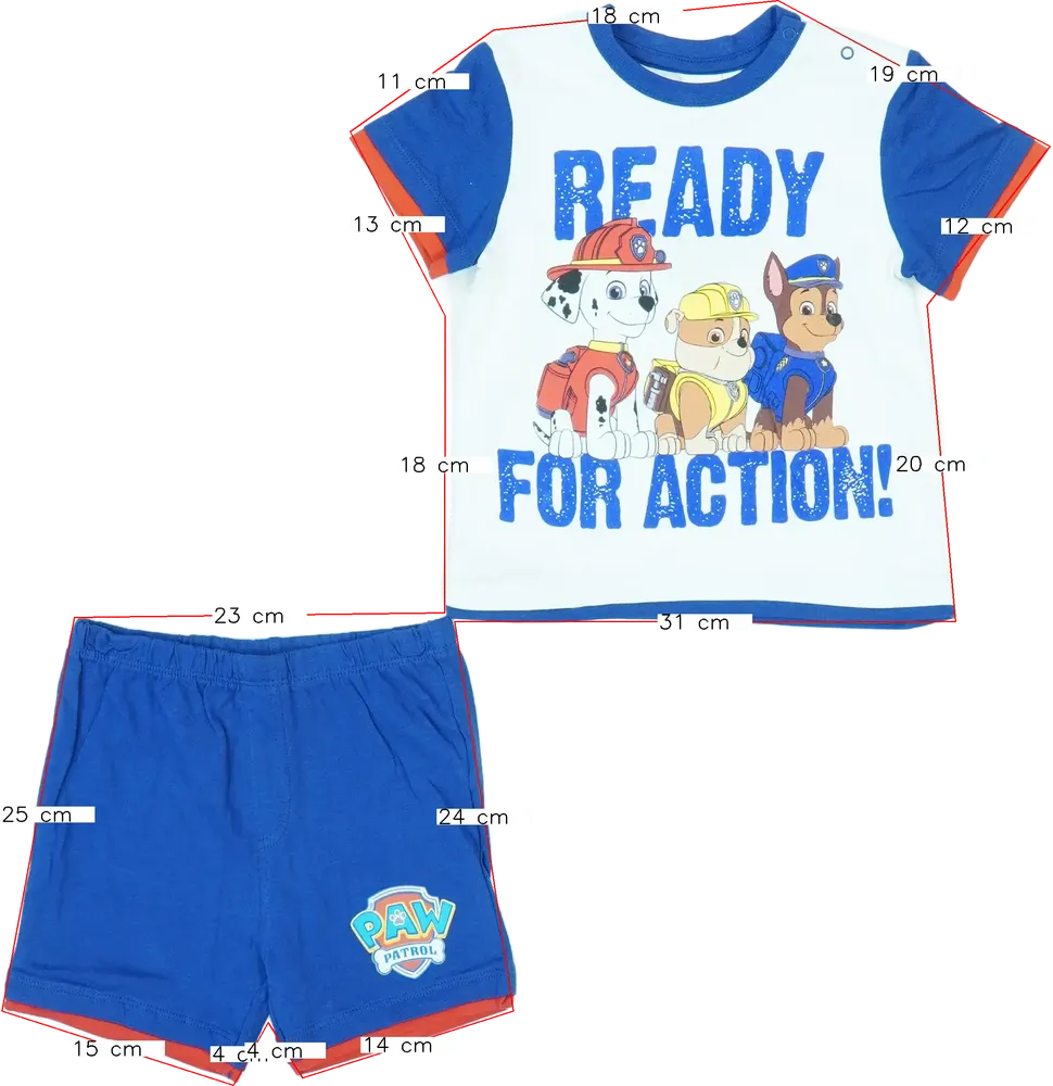 Blue Paw Patrol 2-piece set - Top &amp; Bottom EU 86 / UK 12-18 months / US 18 months