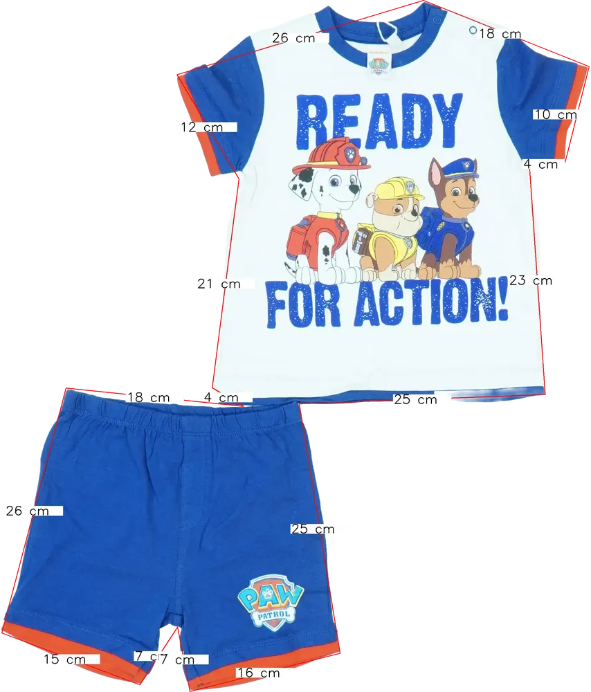 Kék Paw Patrol 2 részes szett - Felsőruházat és nadrág EU 86 / UK 12-18 hónap / US 18 hónap