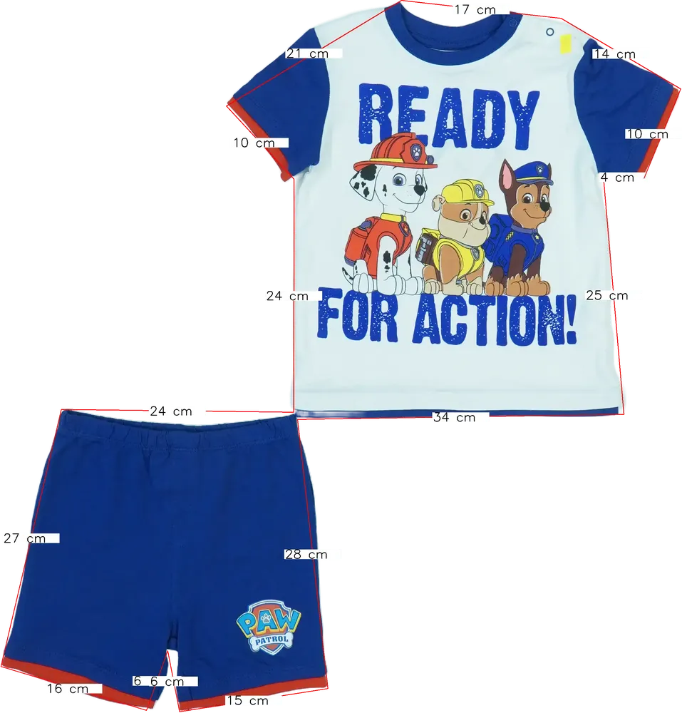 Blue Paw Patrol 2-piece set - Top &amp; Bottom EU 92 / UK 2 years / US 2T