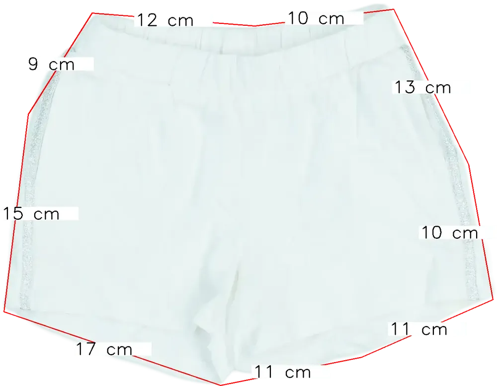 Fehér OVS Rövidnadrág EU 116 / UK 6 év / US 6 év/S