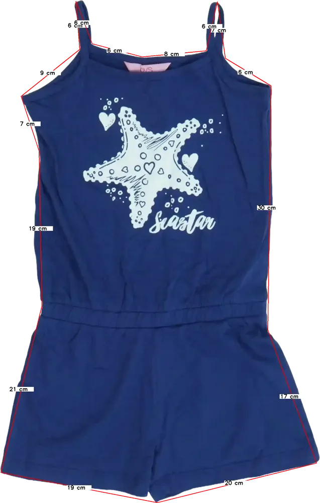 Kék OVS Playsuit / Jumpsuit EU 116 / UK 6 év / US 6 év/S