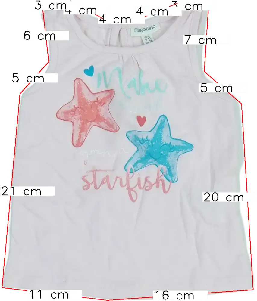 Rózsaszín OVS - Fagottino Póló EU 74 / UK 6-9 hónap / US 6-9 hónap