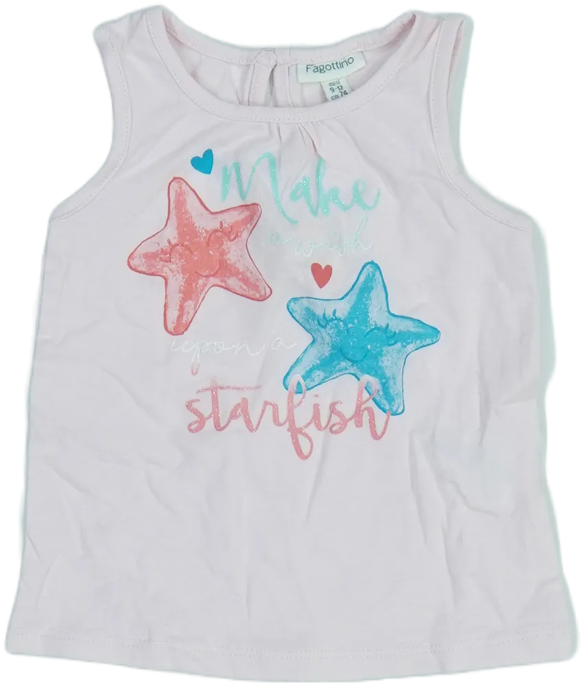 Rózsaszín OVS - Fagottino Póló EU 74 / UK 6-9 hónap / US 6-9 hónap