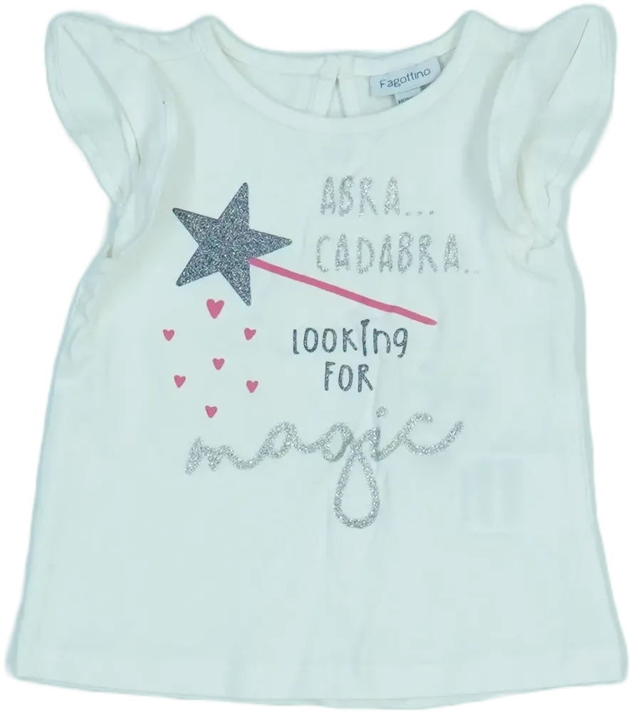 Fehér OVS - Fagottino Póló EU 68 / UK 3-6 hónap / US 3-6 hónap