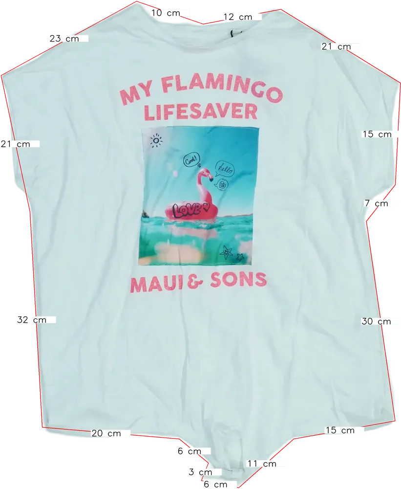 Fehér OVS Póló EU 176 / UK 16 év / US XL