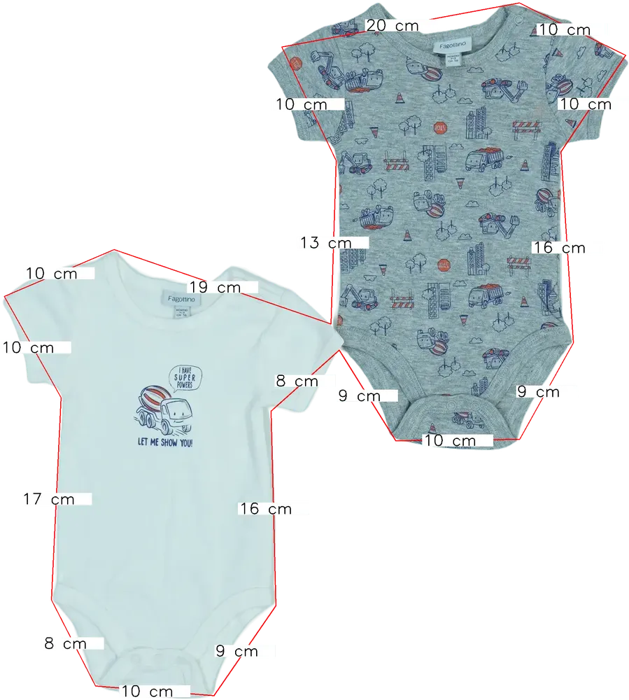 Többszínű OVS - Fagottino Csomag - Body EU 56 / UK Újszülött / US Újszülött