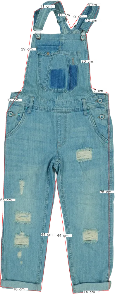 Kék OVS Kantáros hosszú / rövidnadrág EU 146 / UK 11 év / US 12 év/L