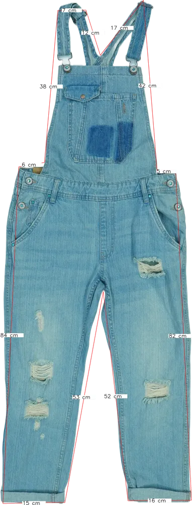 Kék OVS Kantáros hosszú / rövidnadrág EU 164 / UK 14 év / US 14 év/XL