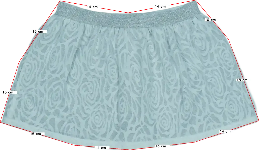 Szürke OVS Szoknya EU 122 / UK 7 év / US 7 év/M