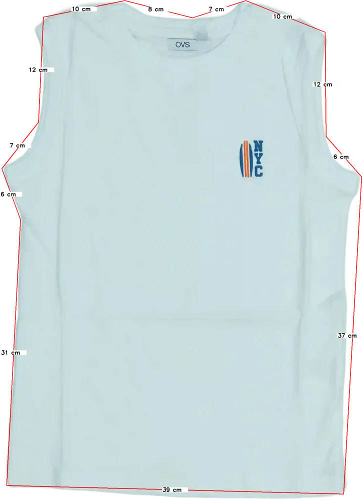 Fehér OVS Fiú / Férfi atléta EU 140 / UK 10 év / US 10 év/L