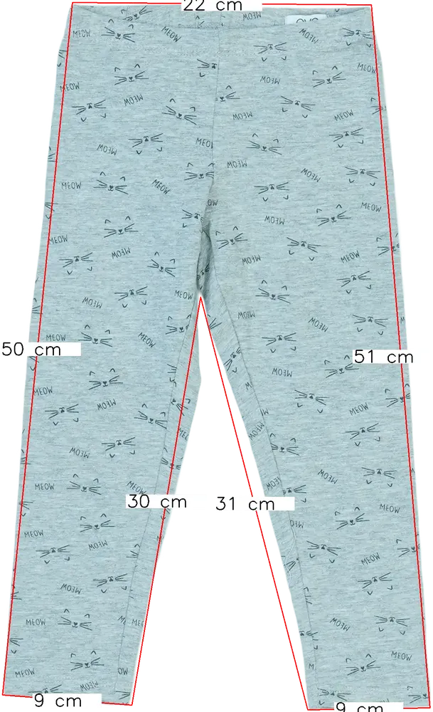 Szürke OVS Leggings EU 104 / UK 4 év / US 4T/XS