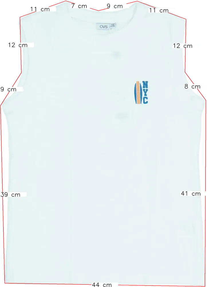 Fehér OVS Fiú / Férfi atléta EU 152 / UK 12 év / US 12 év/L