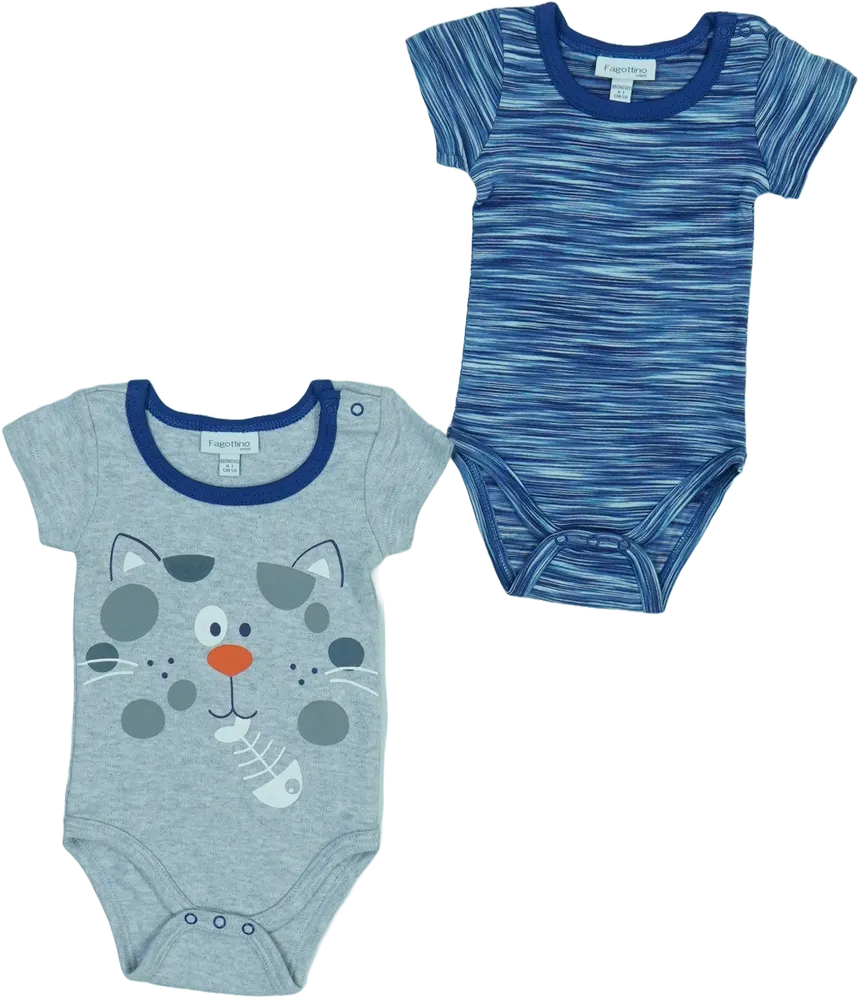 Kék OVS - Fagottino Csomag - Body EU 50 / UK Újszülött / US Újszülött