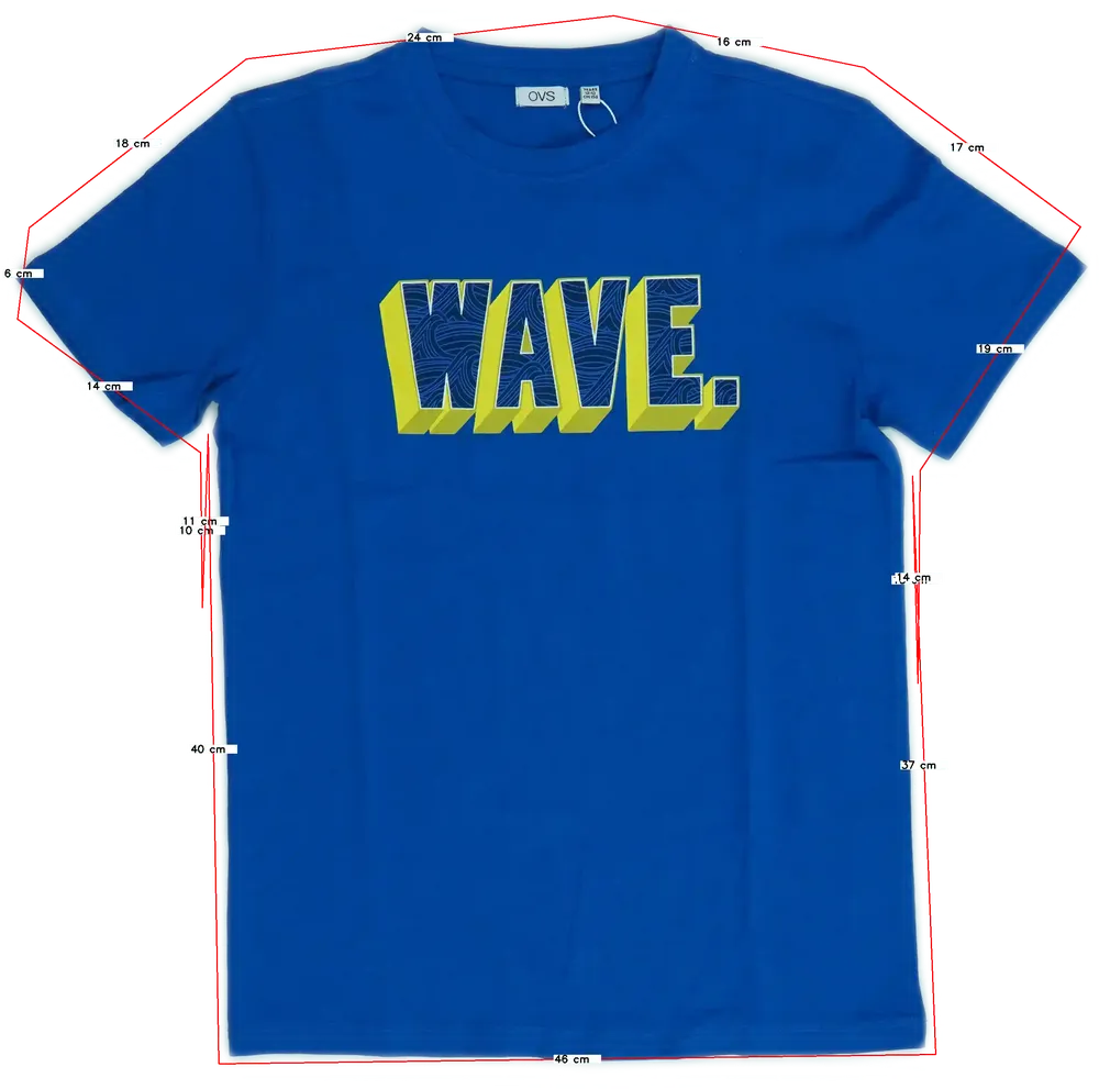 Kék OVS Póló EU 158 / UK 13 év / US 14 év/XL