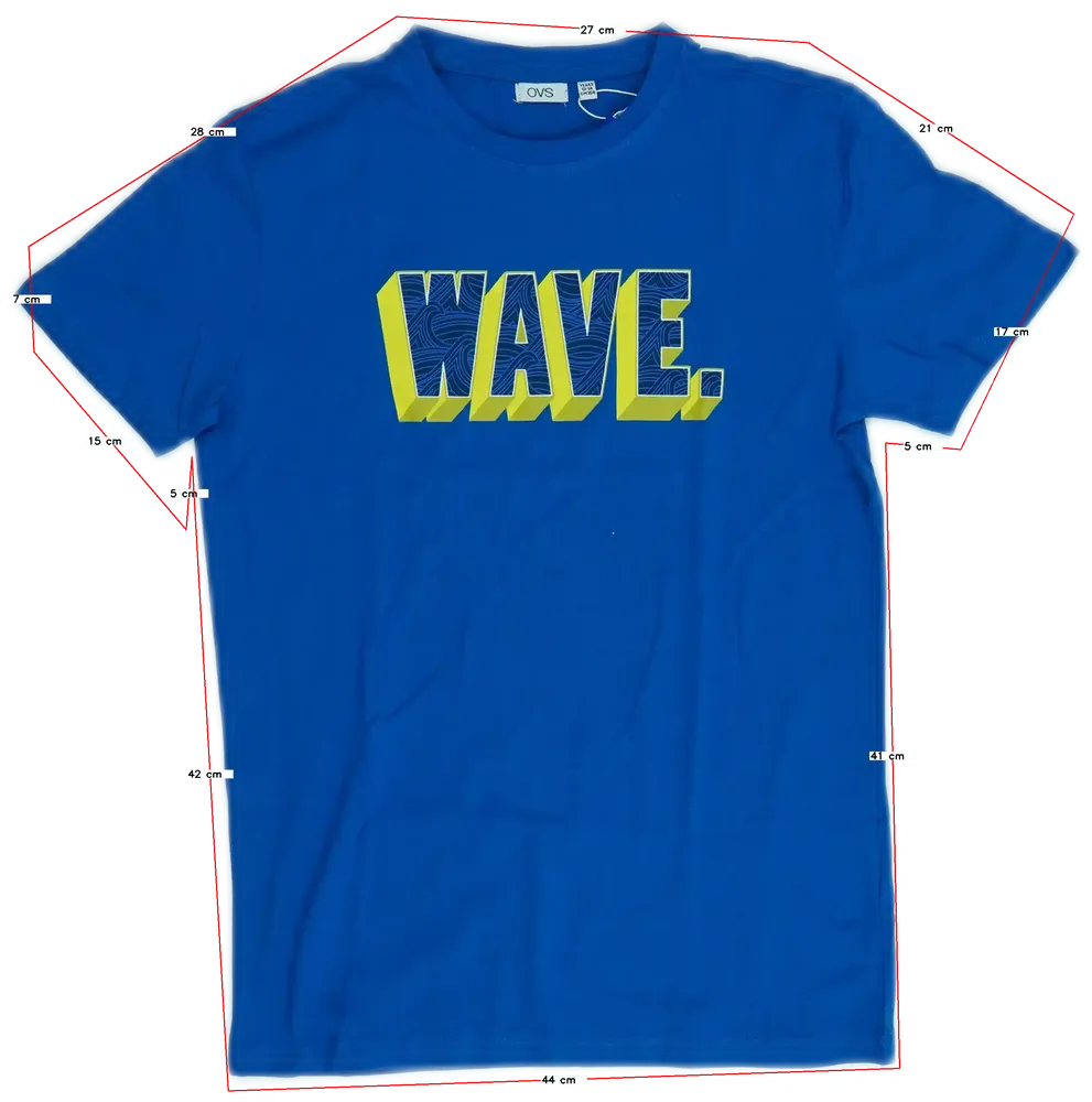 Kék OVS Póló EU 164 / UK 14 év / US 14 év/XL