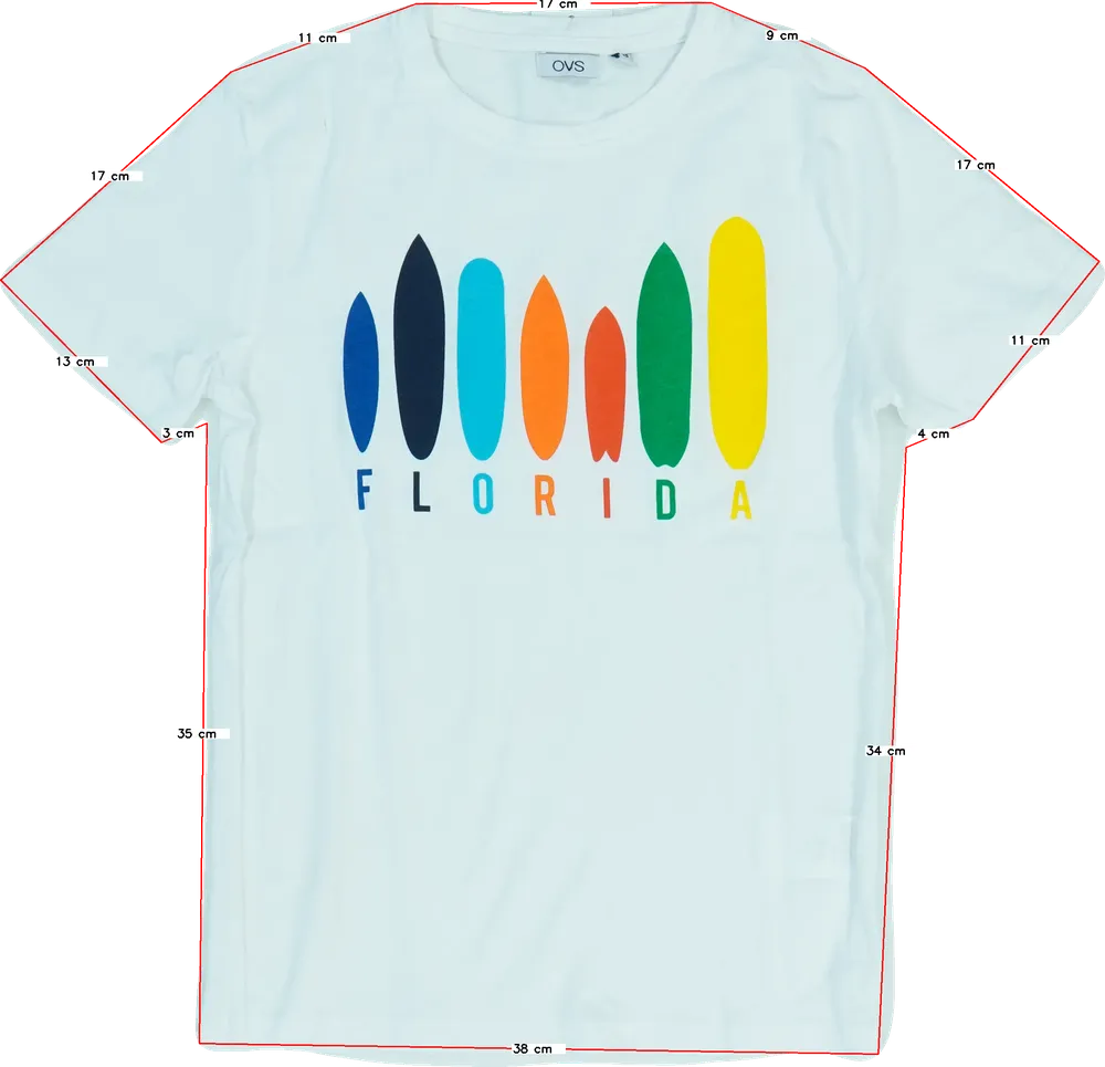 Fehér OVS Póló EU 146 / UK 11 év / US 12 év/L