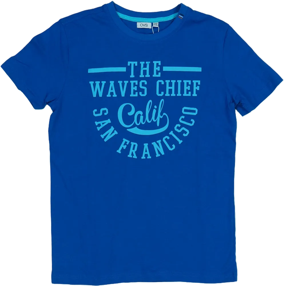 Kék OVS Póló EU 158 / UK 13 év / US 14 év/XL