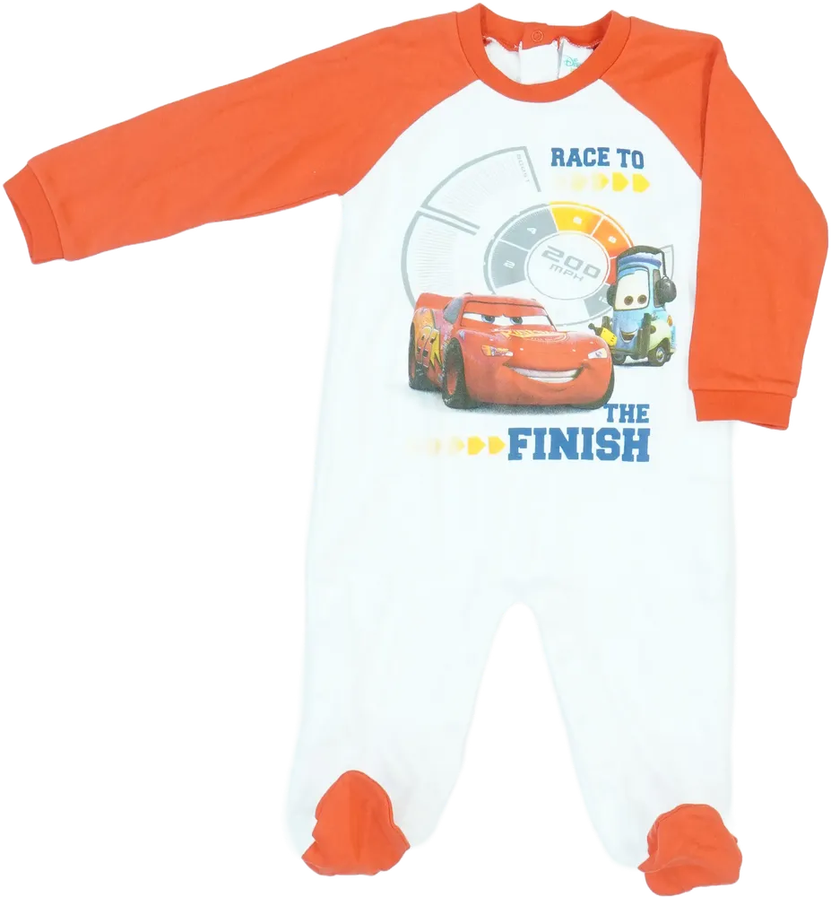 Fehér Disney Hosszú ujjú rugdalózó EU 74 / UK 6-9 hónap / US 6-9 hónap