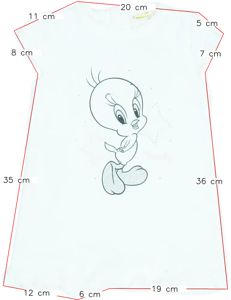 Fehér OVS - Fagottino Póló EU 92 / UK 2 év / US 2T