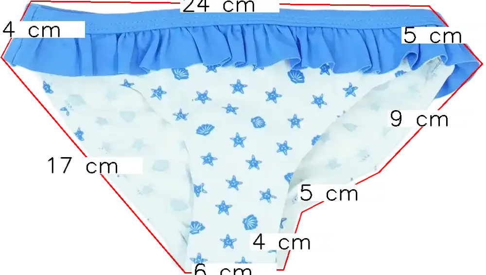 Fehér OVS Bikini alsó EU 98 / UK 3 év / US 3T