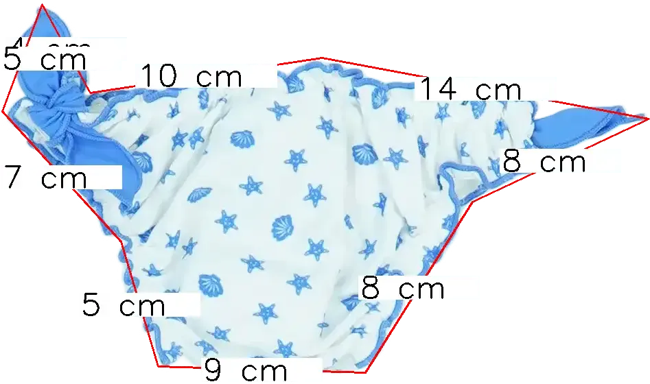 Fehér OVS - Fagottino Bikini alsó EU 92 / UK 2 év / US 2T