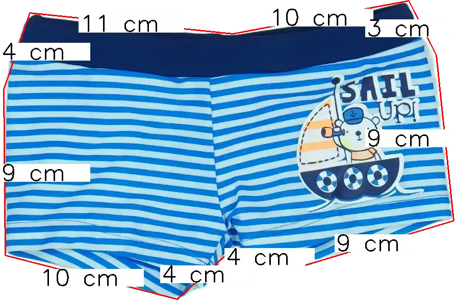 Kék OVS - Fagottino Fürdőnadrág EU 74 / UK 6-9 hónap / US 6-9 hónap