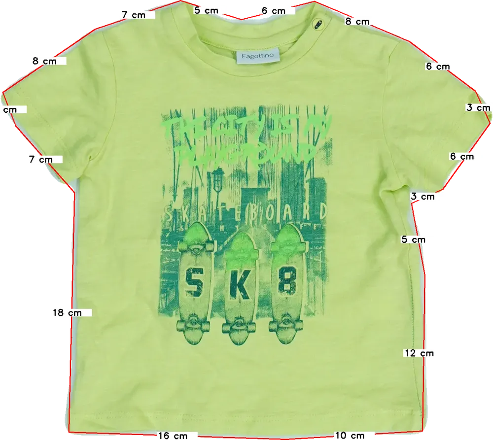 Zöld OVS - Fagottino Póló EU 74 / UK 6-9 hónap / US 6-9 hónap