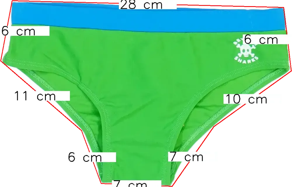 Zöld OVS Fürdőnadrág EU 122 / UK 7 év / US 7 év/M