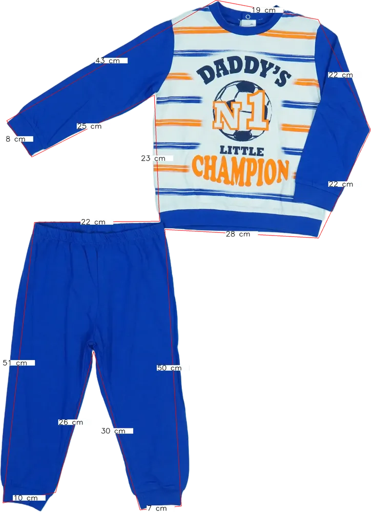 Kék OVS - Fagottino Pizsama EU 92 / UK 2 év / US 2T