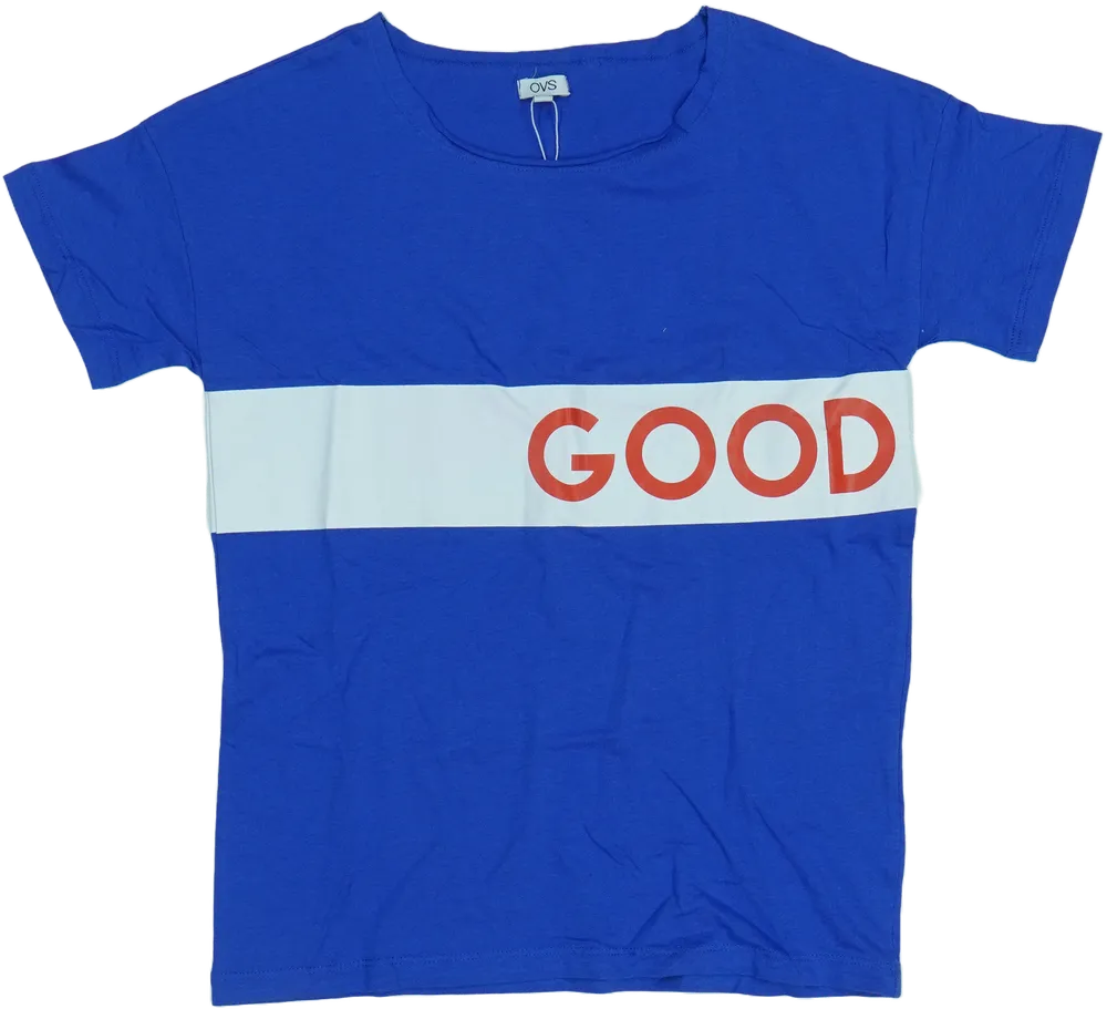 Kék OVS Póló EU 164 / UK 14 év / US 14 év/XL