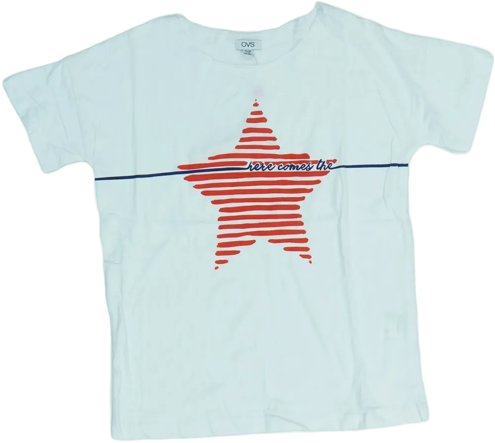 Fehér OVS Póló EU 152 / UK 12 év / US 12 év/L