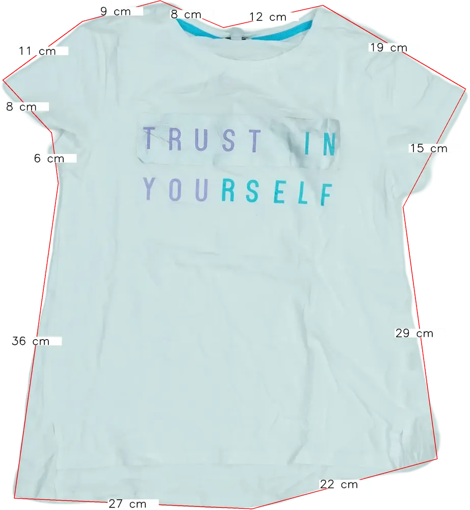 Fehér OVS Póló EU 158 / UK 13 év / US 14 év/XL