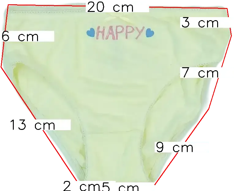 Sárga OVS Lányka / Női bugyi EU 116 / UK 6 év / US 6 év/S