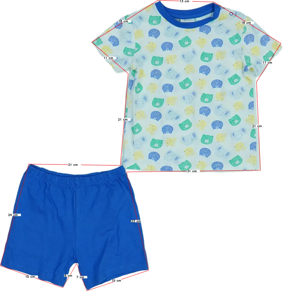 Multicoloured OVS - Fagottino 2-piece set - Top &amp; Bottom EU 92 / UK 2 years / US 2T